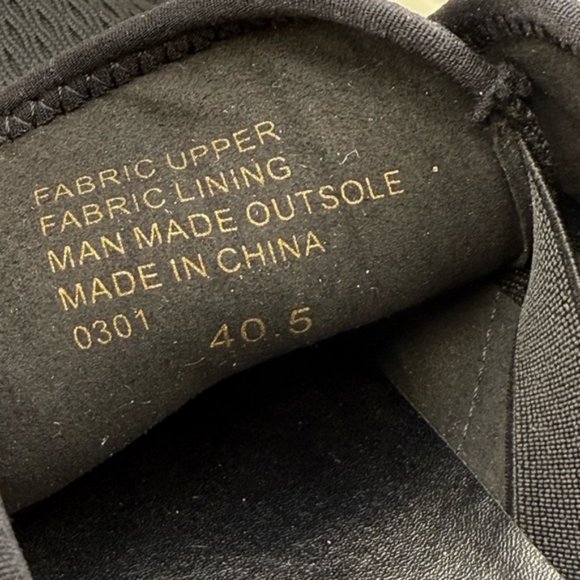 🆕 KURT GEIGER LONDON 🧿 NWOB Lond Knit Jewel Sneakers, Black - Sz EU40.5 US 9.5 - Picture 12 of 14